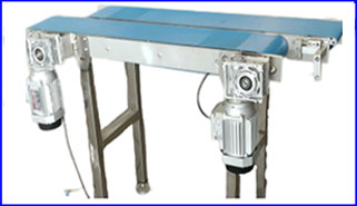 Двухъярусный разводящий конвейер